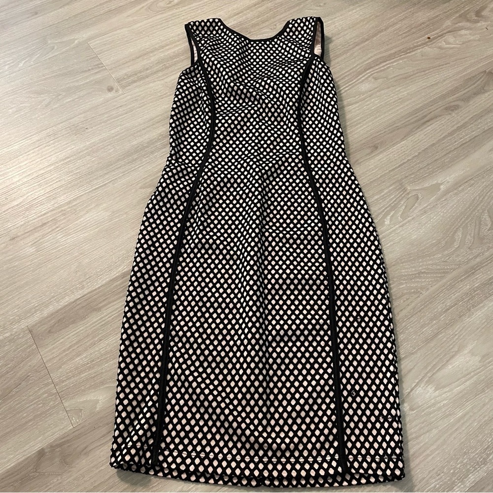 Mystic Los Angeles Career Dotted Dress A31 - Picture 2 of 4